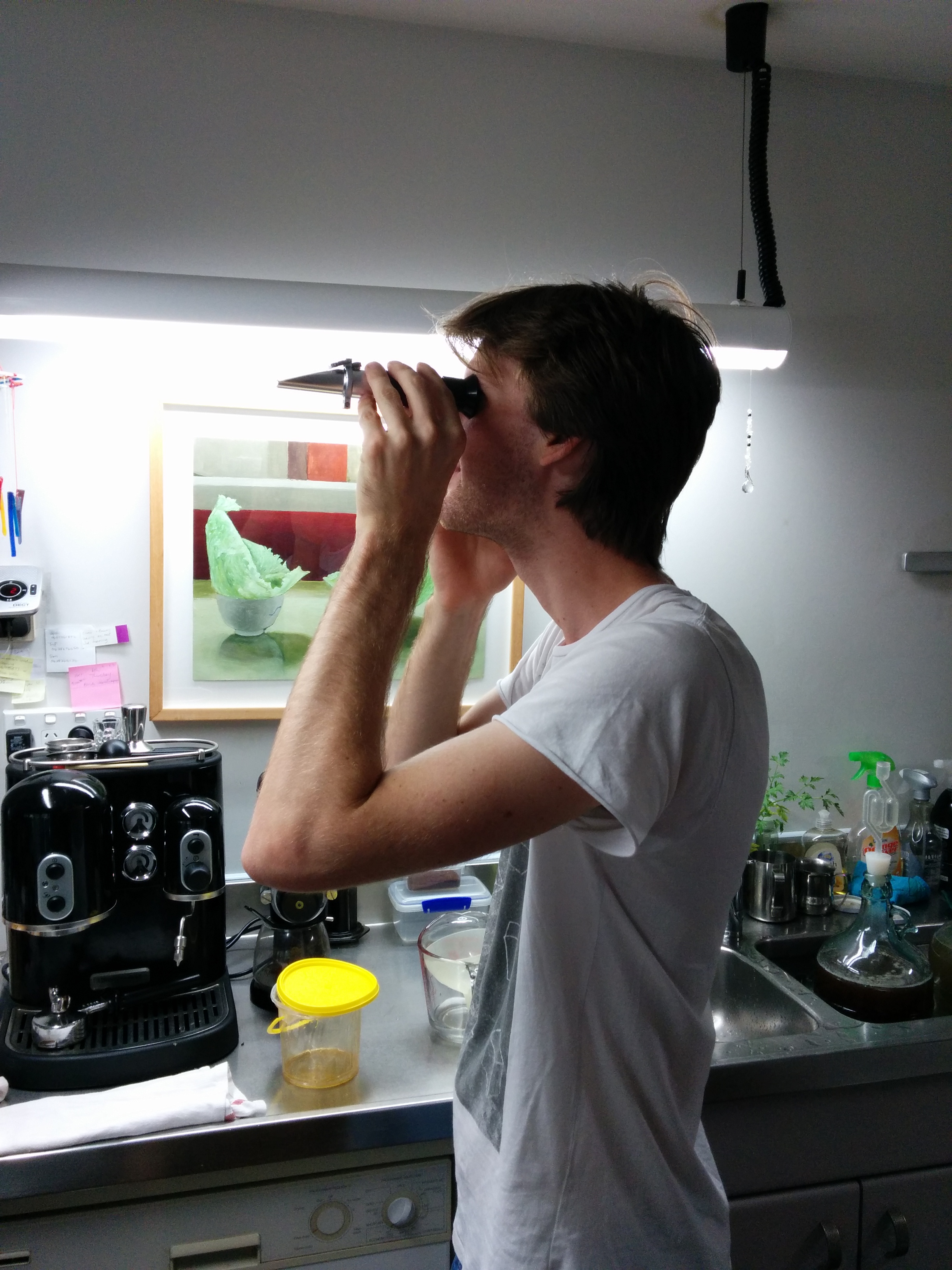 Science bitches! Measuring the gravity.