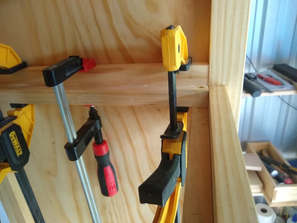 It will not be seen, so it is screwed and glued