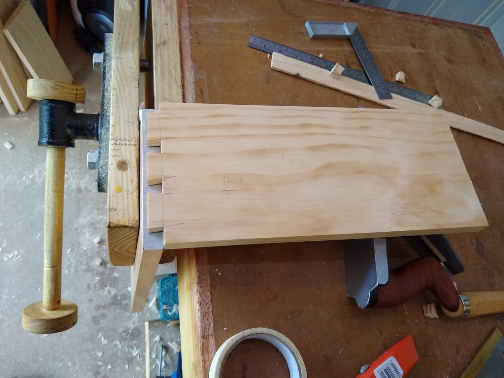 Transfer dovetail sizes to the front