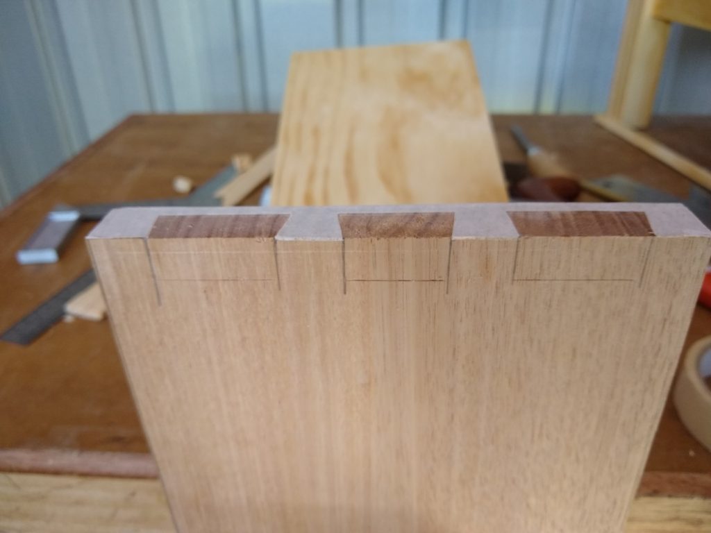 Pins marked on the front panel